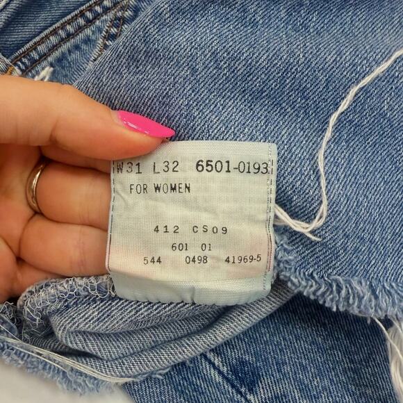 Levi 501 Vintage Denim Shorts - Picture 4 of 5